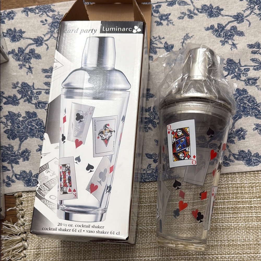 NEW IN BOX - Vintage Luminarc Cocktail Shaker
